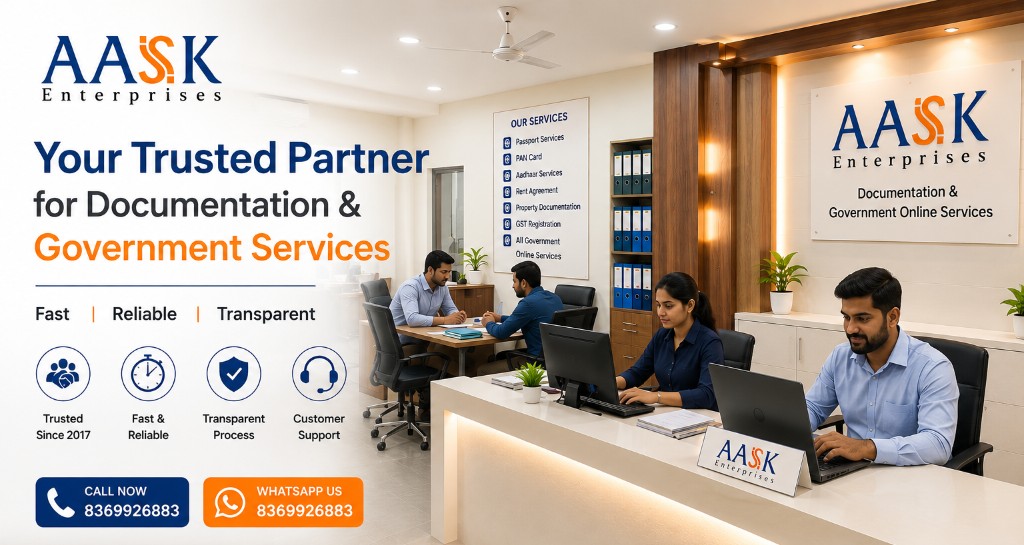 AASK Enterprises office - Fast, reliable and transparent documentation services since 2017